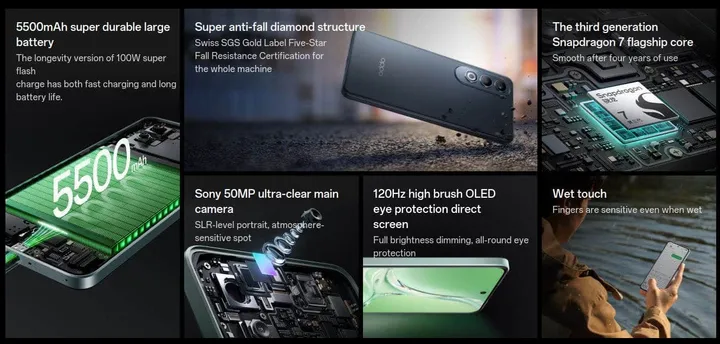 oppo k12 features