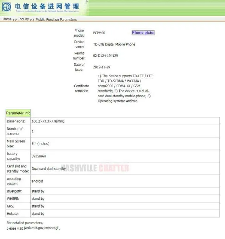 oppo pcpm00