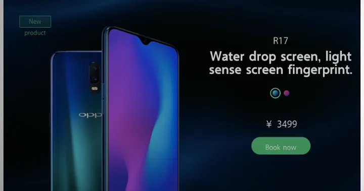 oppo r17 listing
