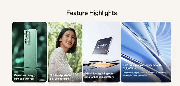 oppo reno11 main highlights
