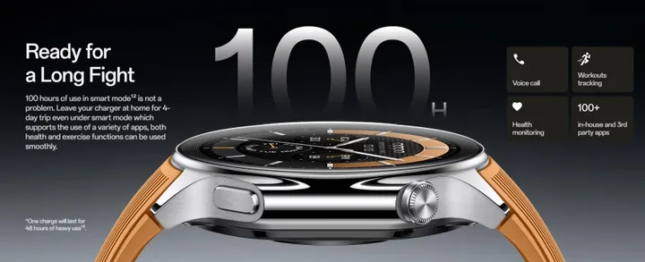 oppo watch x battery life