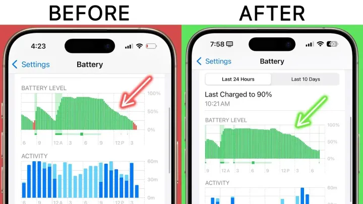 optimize iphone display settings for battery life