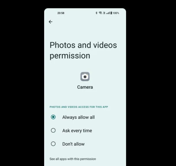 oxygenos 14 photo permission management