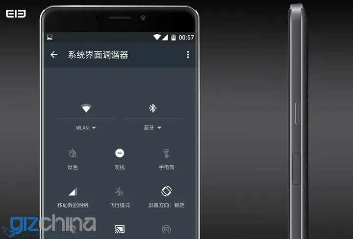 p9000 bezel less side fingerprint