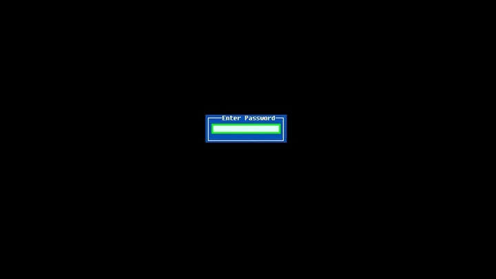 password protect bios