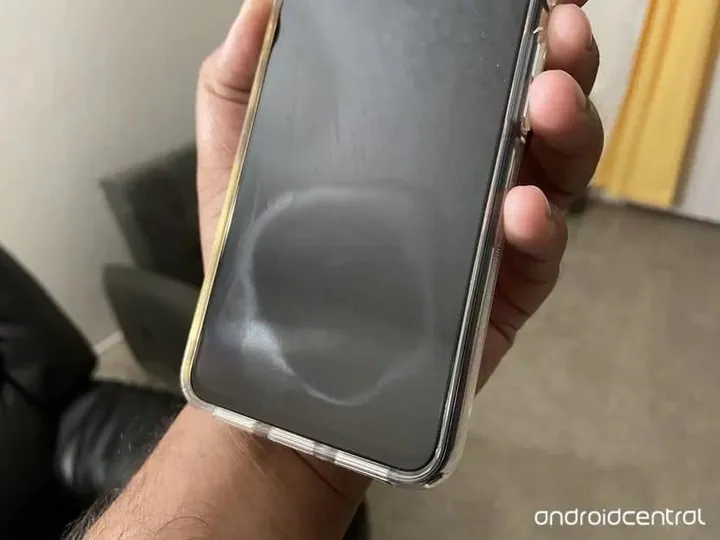pixel 4 xl screen coating gone