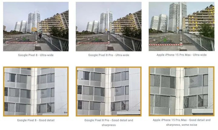 pixel 8 vs 8 pro vs iphone 15