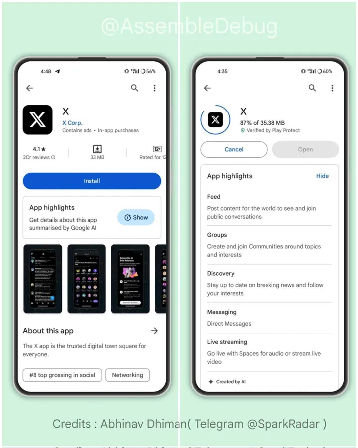 play store app highlights feature