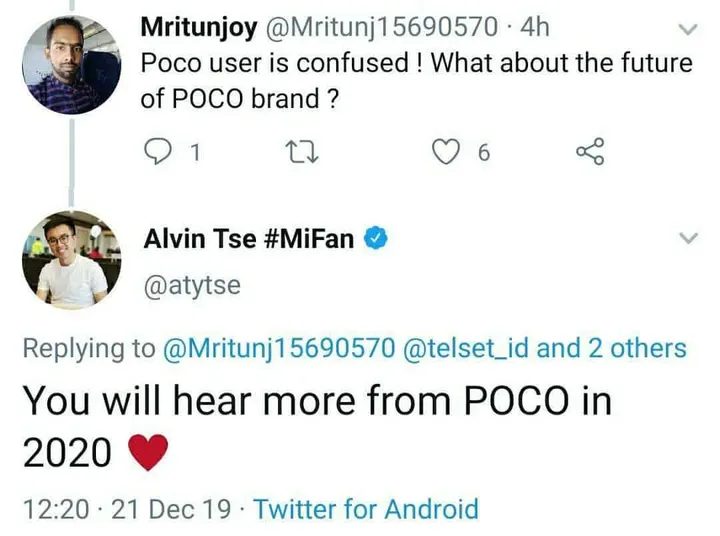 poco f2 does not exist