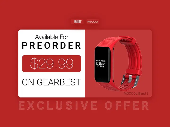 preorder mgcool band 3 at gearbest