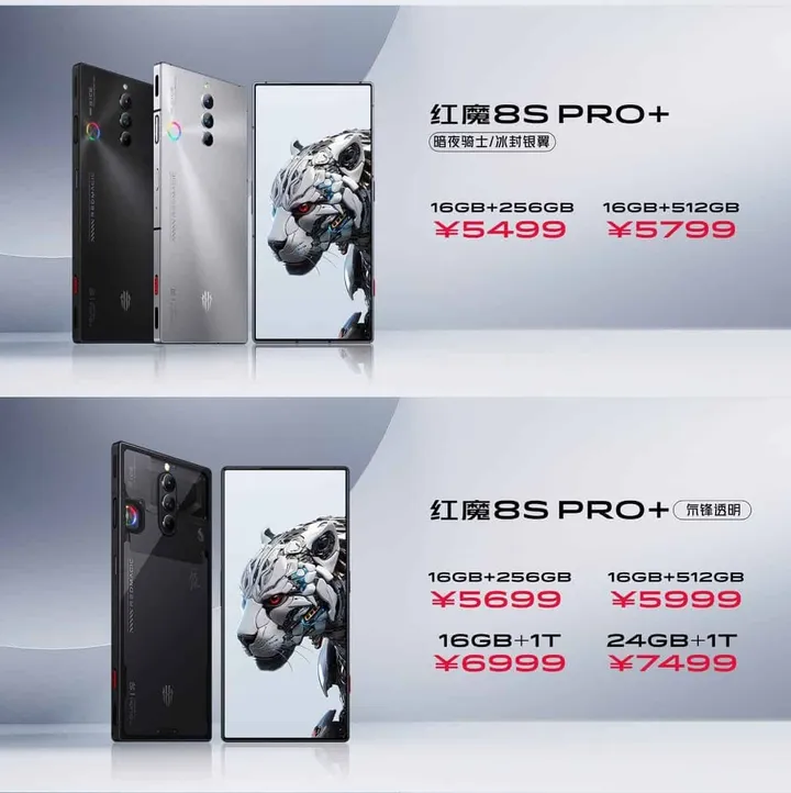pricing of red magic 8s pro 1