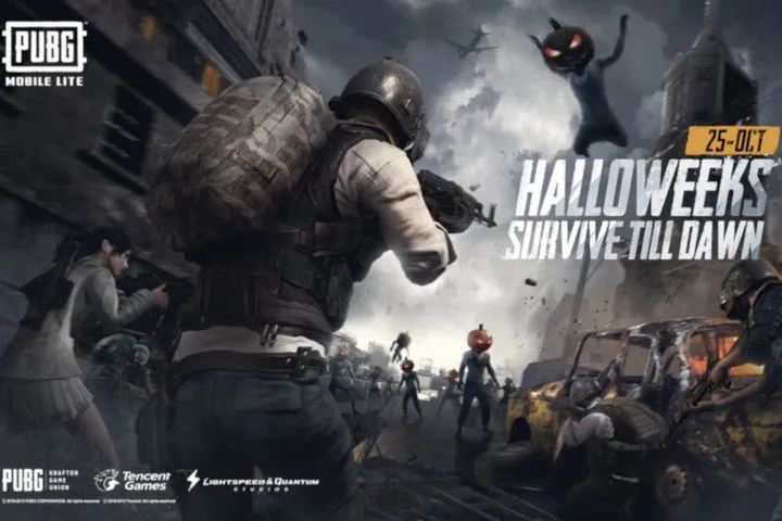 pubg mobile lite adds halloween themed survival mode new weapons