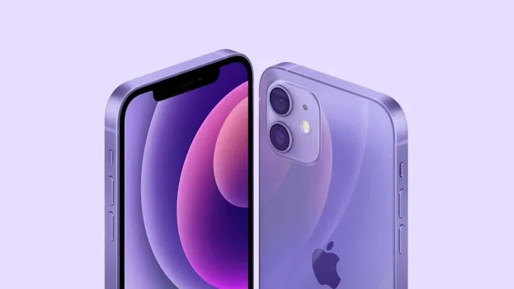 purple iphone e
