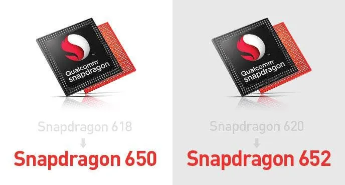 qualcomm snapdragon 650 and 652