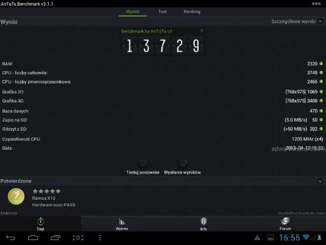 ramos x10 antutu benchmark