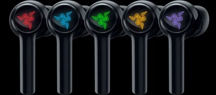 razer hammerhead true wireless earphones led