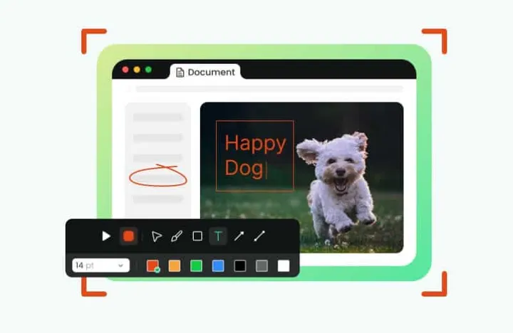 real time annotation on screenify