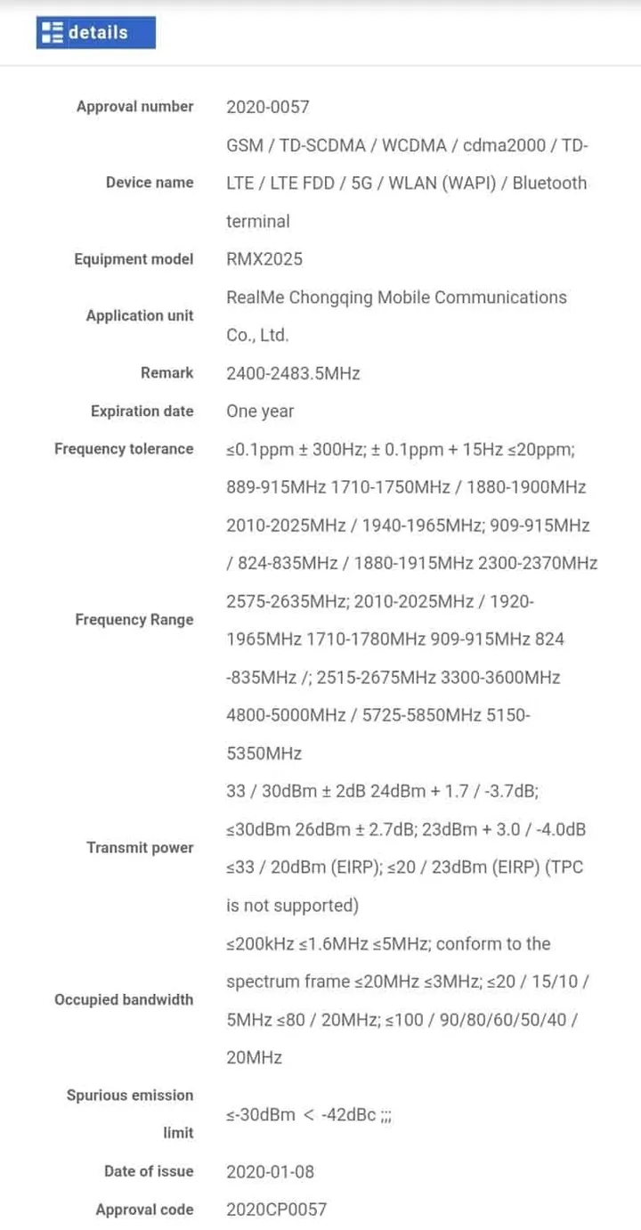 realme b