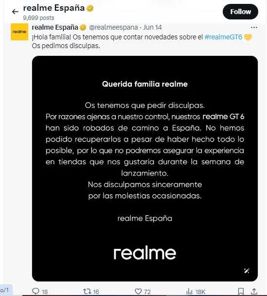 realme gt6