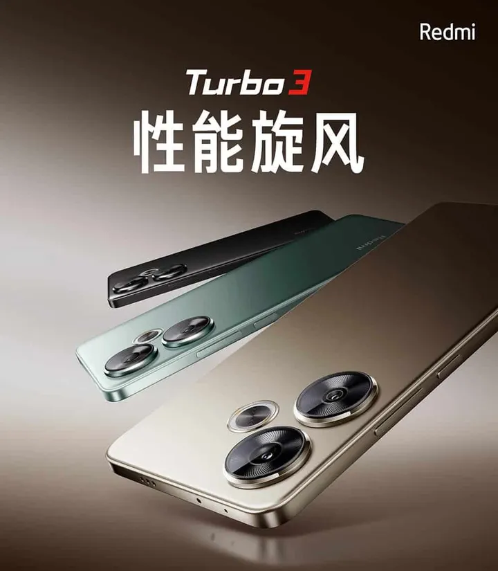 redmi turbo 3 design