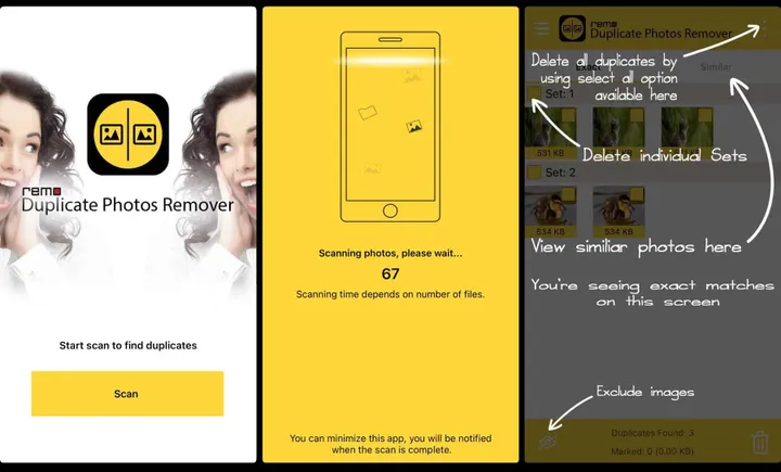 remo duplicate remover ios