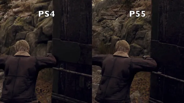 resident evil 4 remake ps4 vs