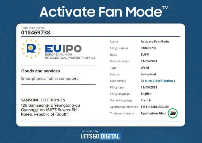 samsung activate fan mode