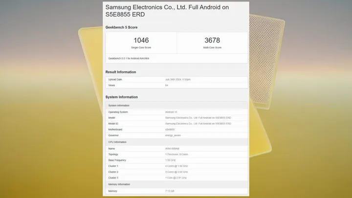 samsung exynos 1580 geekbench performansi e1722067837399