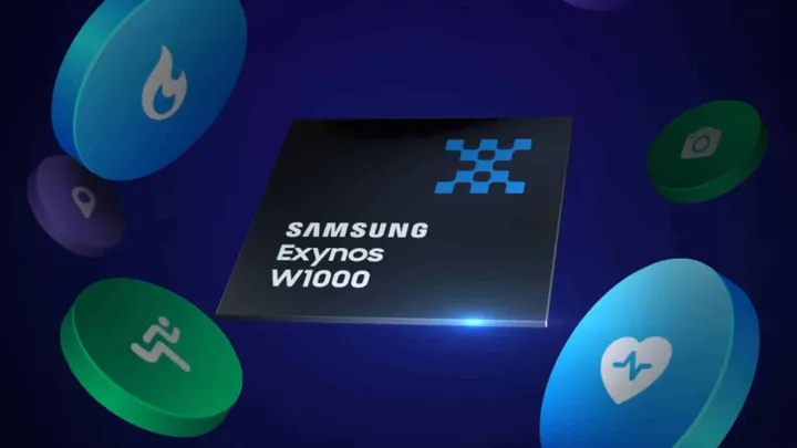 samsung exynos w1000 stock image