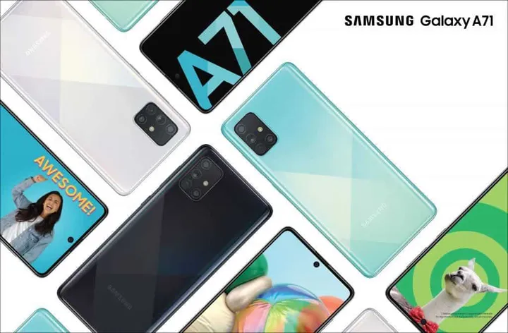 samsung galaxy a71 india