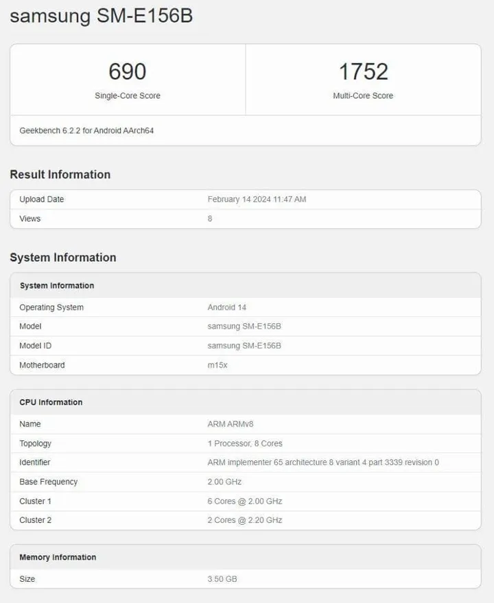 samsung galaxy f15 5g geekbench leak 839x1024 1