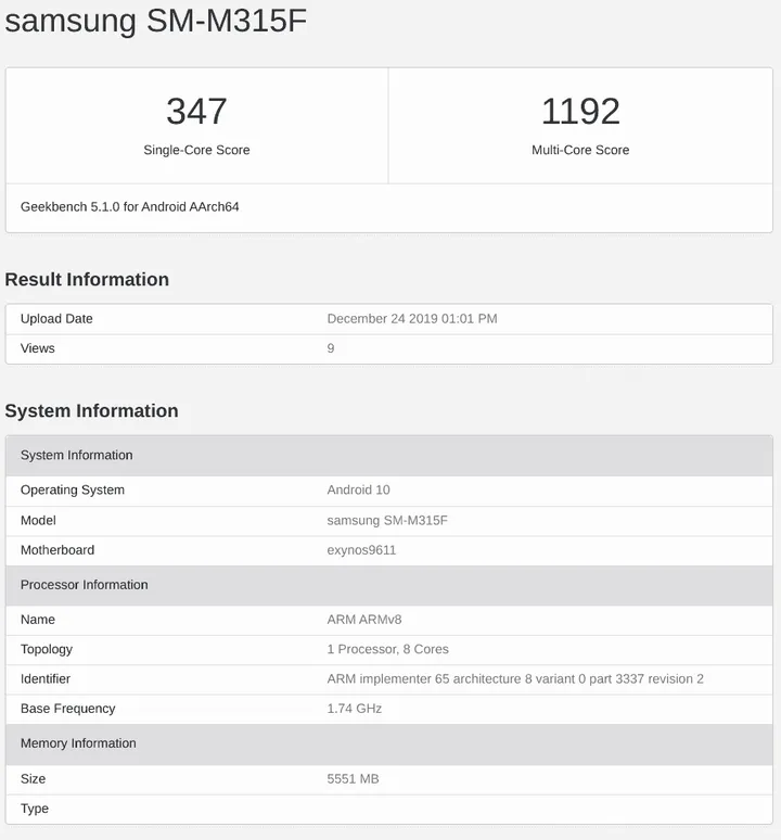 samsung galaxy m31