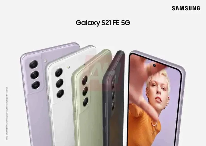 samsung galaxy s21 fe 5g leaked marketing image