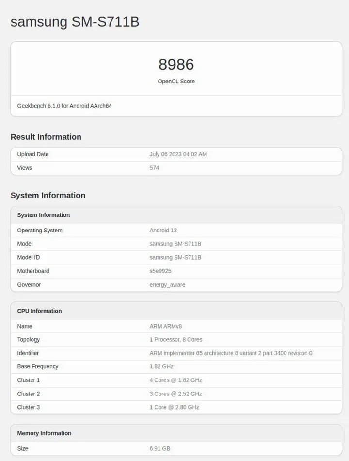 samsung galaxy s23 fe exynos 2200 benchmark leak 776x1024 1