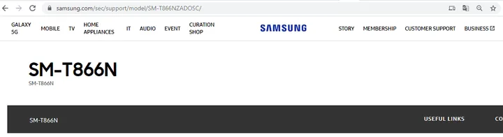 samsung galaxy tab s6 5g support page