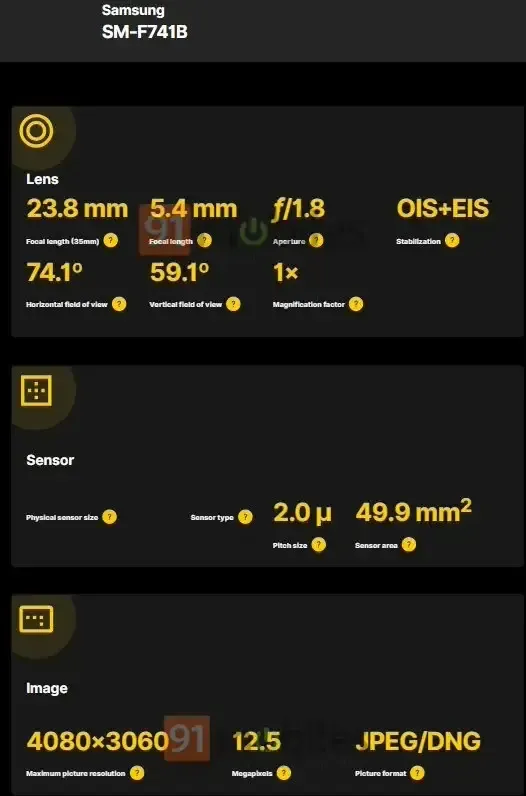 samsung galaxy z flip6 b