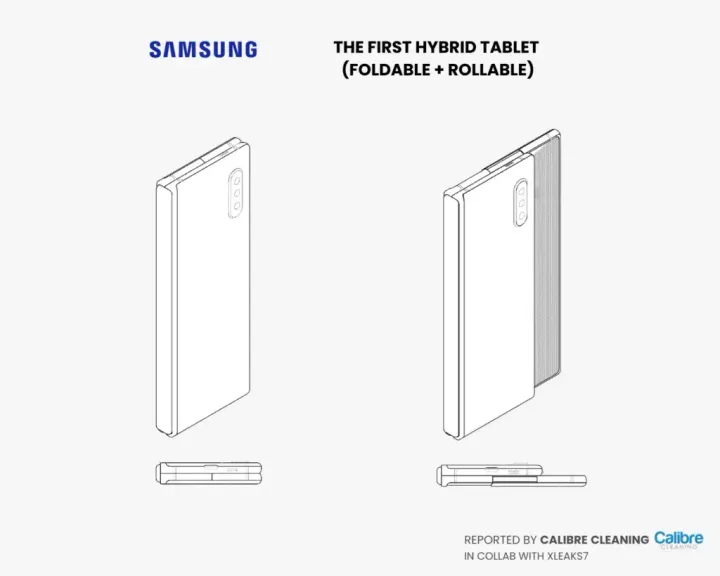 samsung rollable smartphone patent