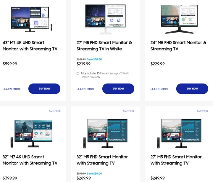 samsung smart display a