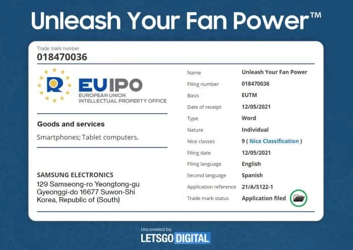 samsung unleash your fan power