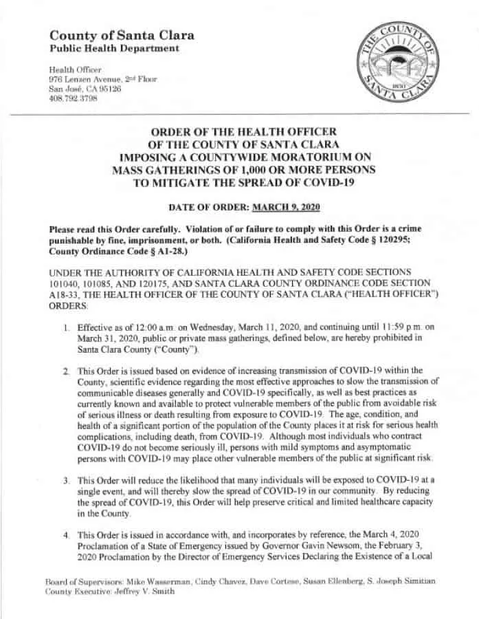 santa clara bans