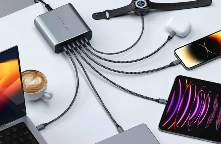 satechi 200w gan usb c charger