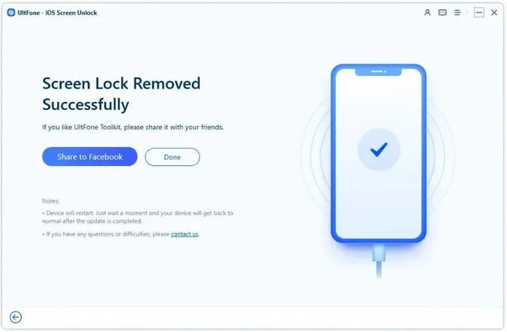 screen lock removed