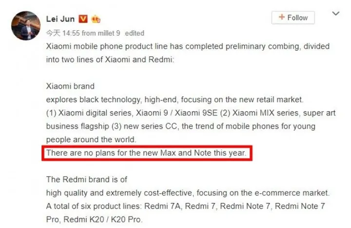 screenshot 2019 06 21 xiaomi discontinues mi max and mi note lines