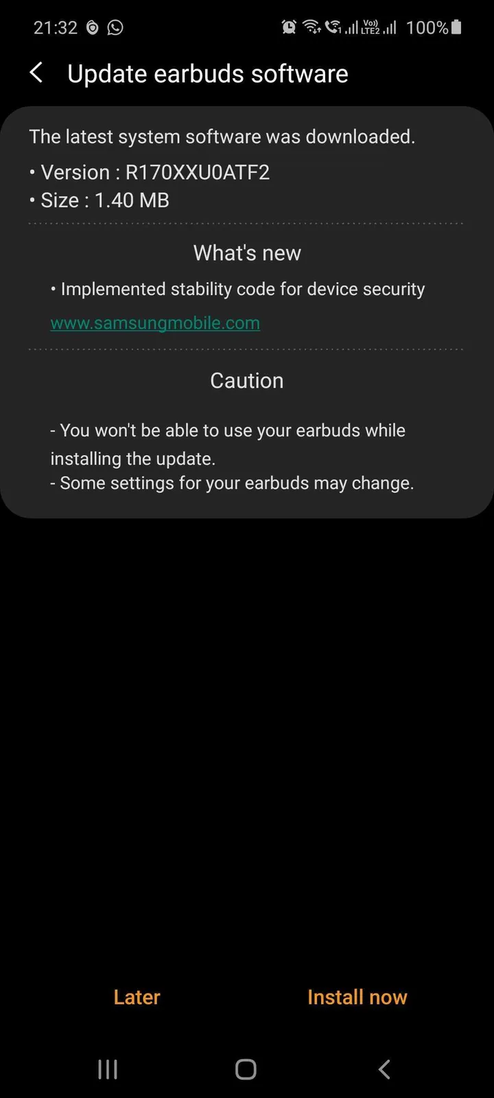 screenshot 20200612 213240 galaxy buds