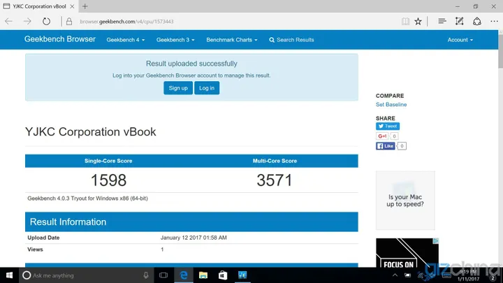 screenshot 5 geekbench