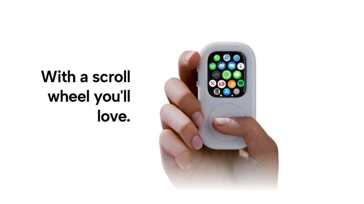 scroll wheel of tinypod