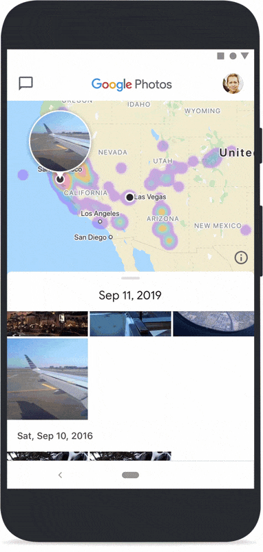 search tab map view