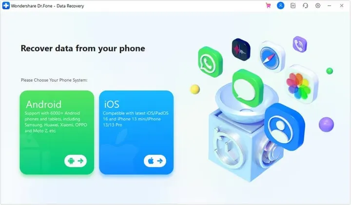 select ios for data recovery