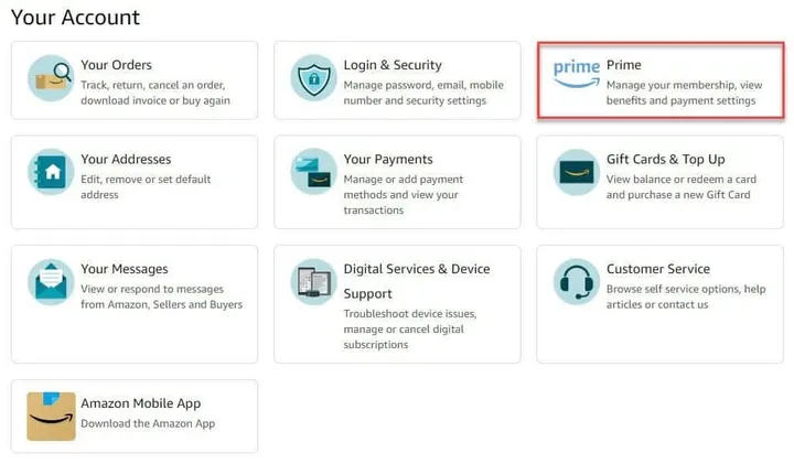 share amazon prime benefits