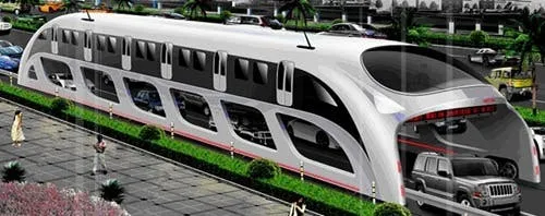 shenzhen straddling bus